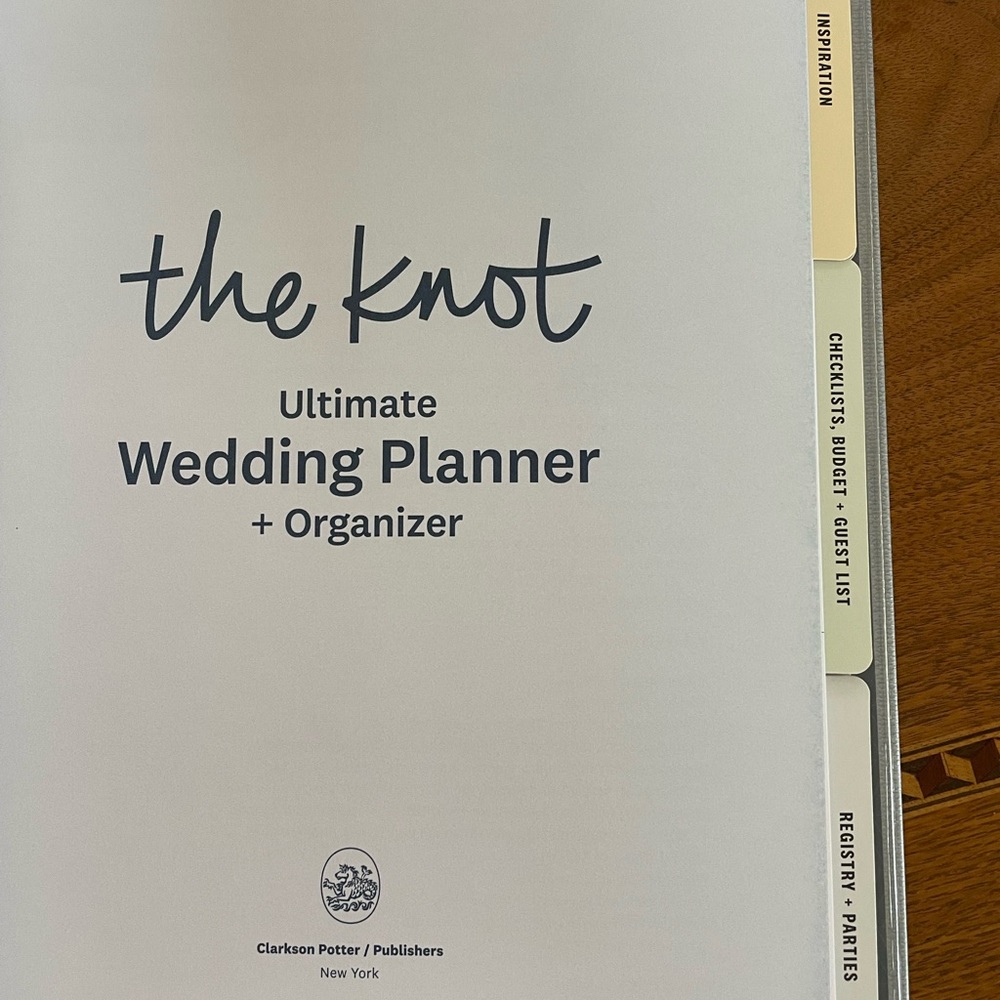 The Knot wedding planner. Brand new